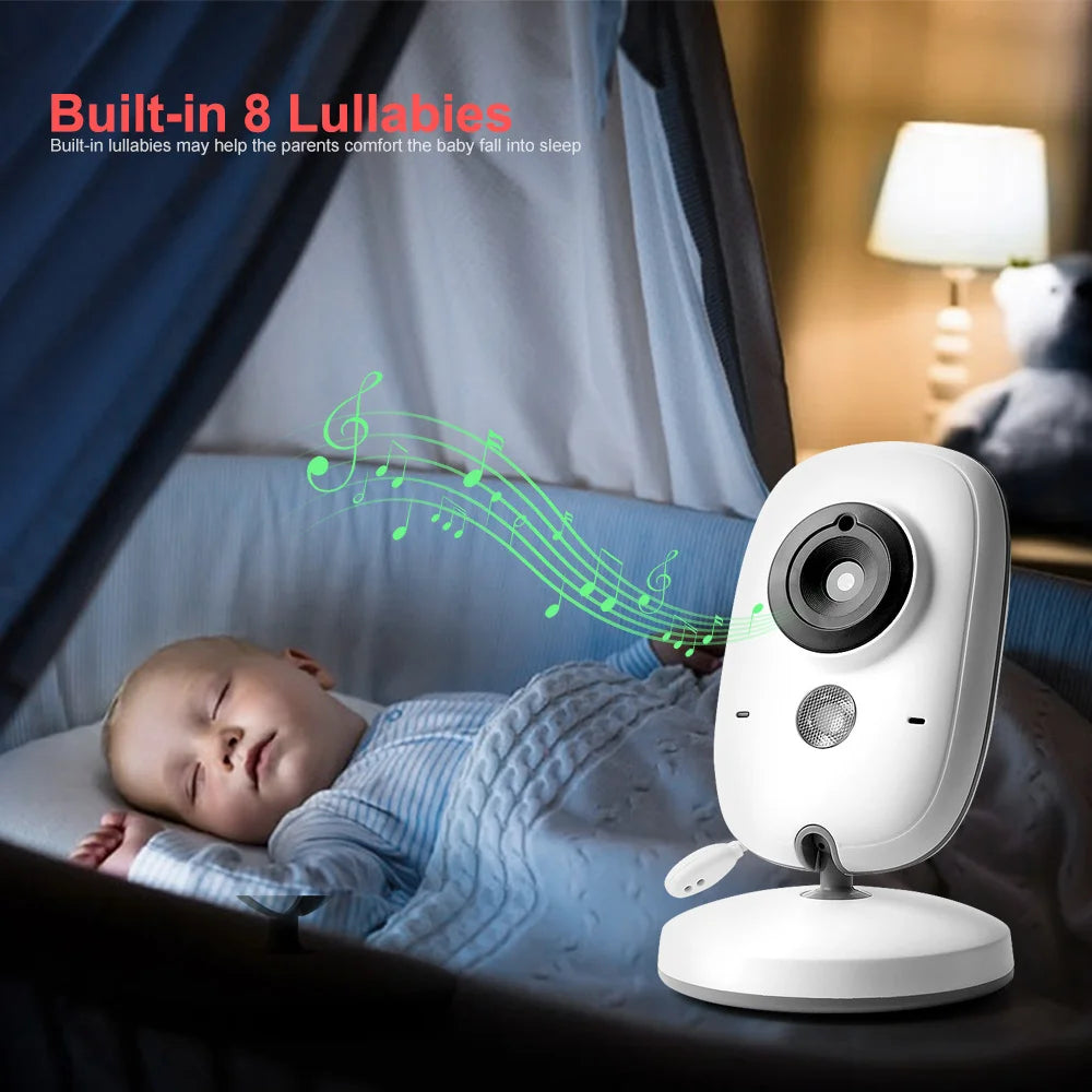 VB603 moniteur vidéo bébé 2.4G sans fil avec 3.2 pouces LCD 2 voies Audio parler Vision nocturne Surveillance caméra de sécurité Babysitter