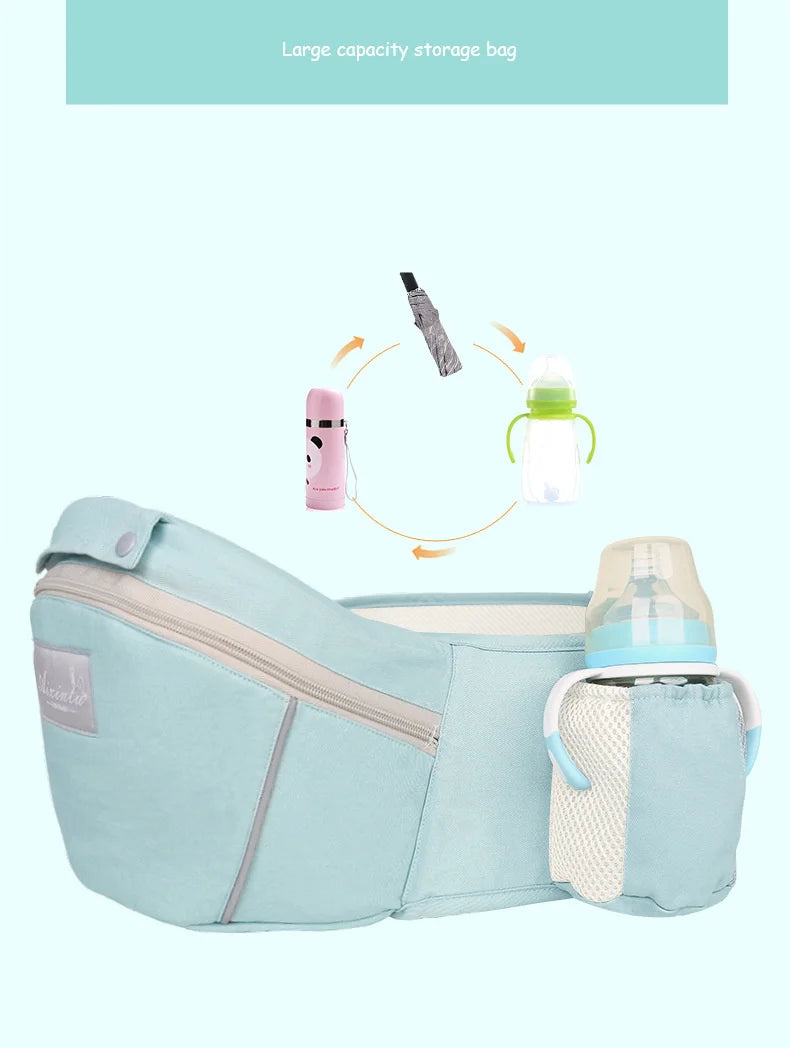 Porte-bébé ergonomique, multifonctionnel et polyvalent avant et après kangourou.