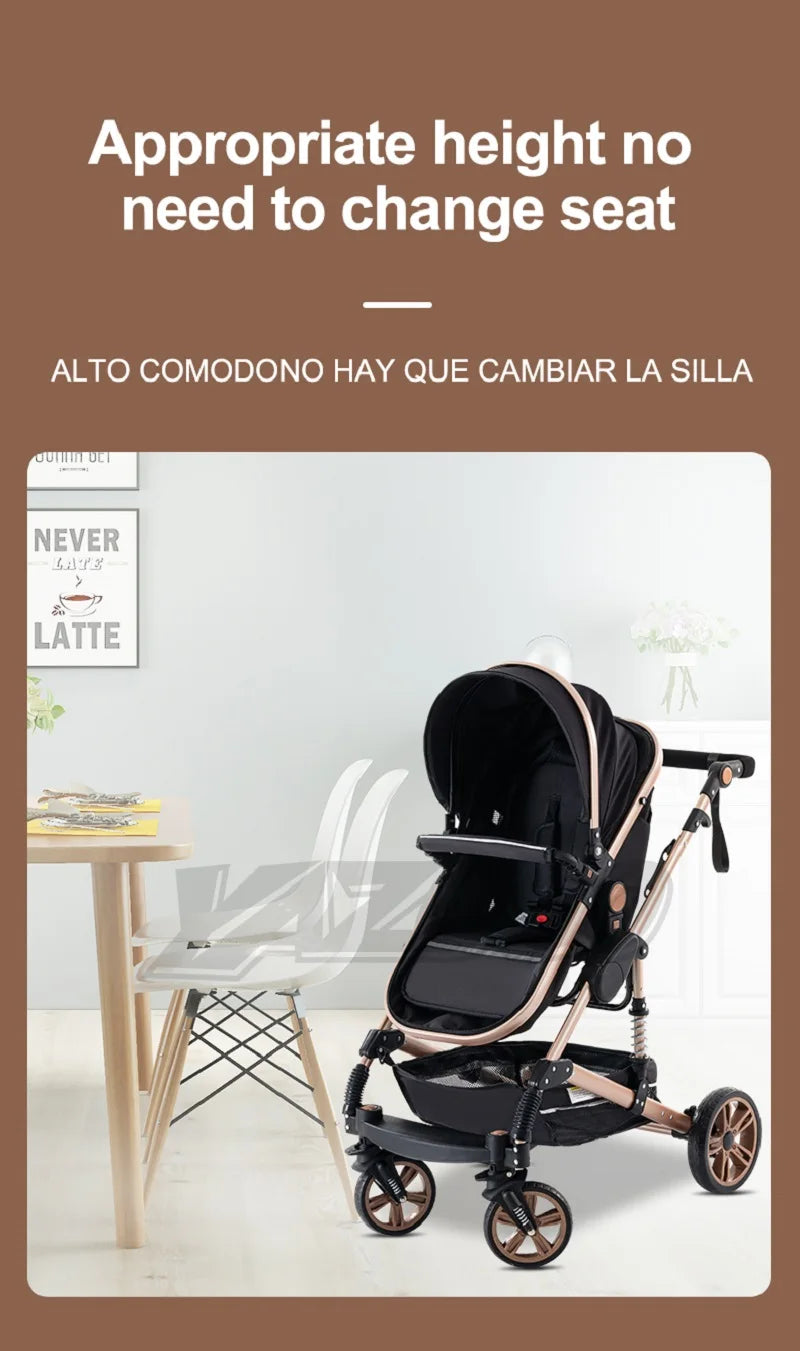 Cochecito de bebe multifuncional 3 en 1