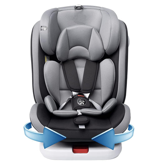 Assento infantil de 0 a 12 anos, para carro 360 ° giratório com base ISOFIX, posição de descanso Arnês de 5 pontos 9-36KG,, AP02 KL005